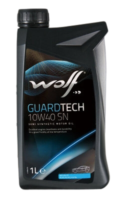 Моторное масло Wolf GuardTech 10W-40 SN, 1л 